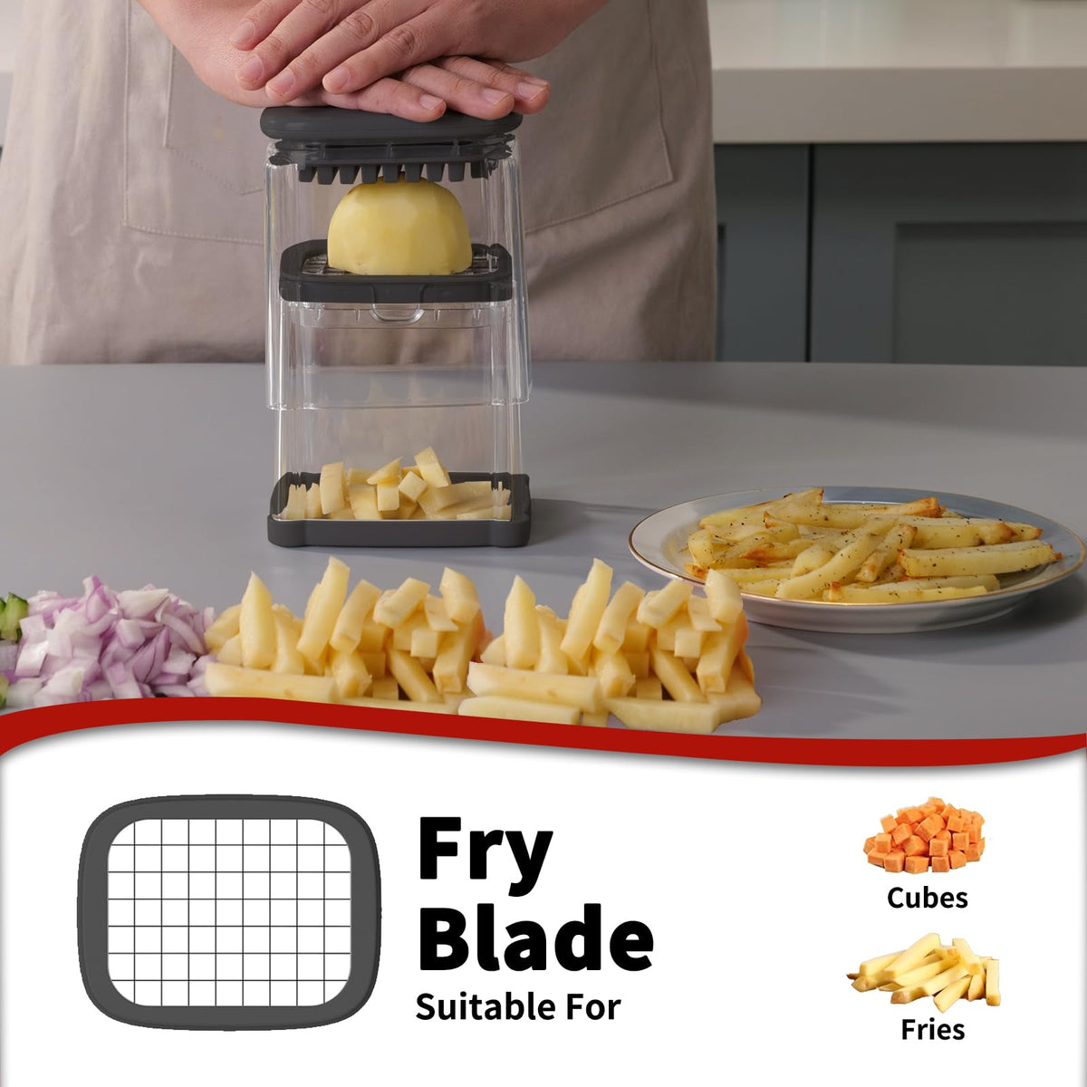 Solucky storage container catches juices to reduce kitchen mess