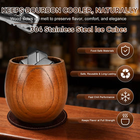 Solunvia stainless steel ice tongs for easy serving.