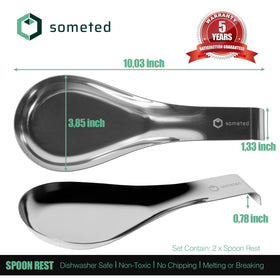 SOMETED counter protector spoon rest prevents scratches on surfaces.