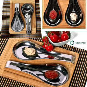 SOMETED modern silver design complements any kitchen style.
