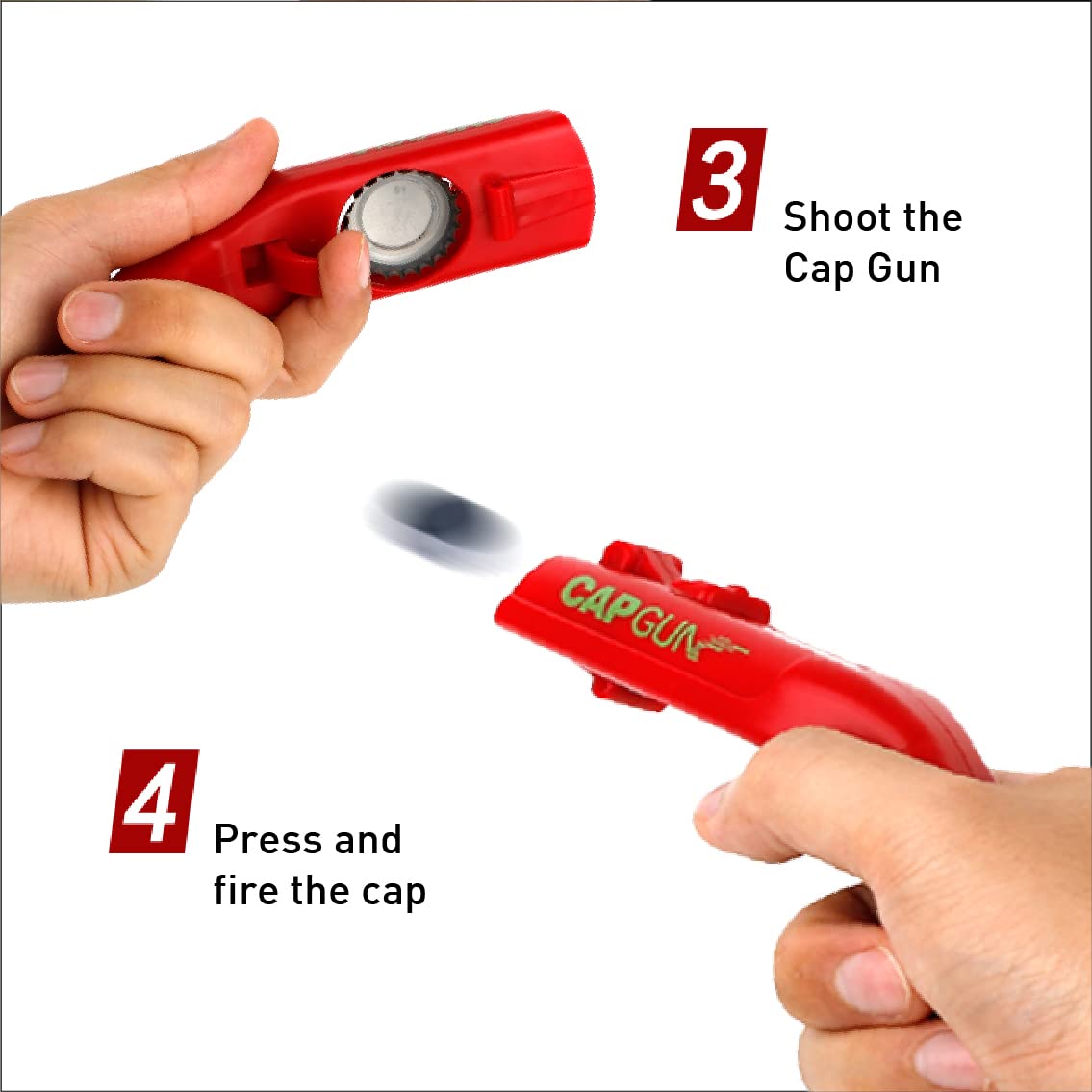 SomisGarden cap launcher demonstrates durable ABS build and safe handling.