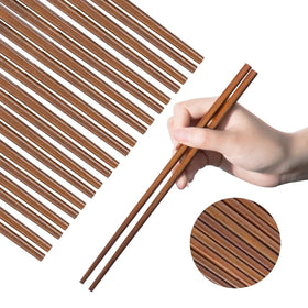 SOMOYA wooden chopsticks 10 pairs ready for everyday dining.