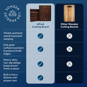 Sonder Los Angeles Alfred cutting board gift box included for gifting.