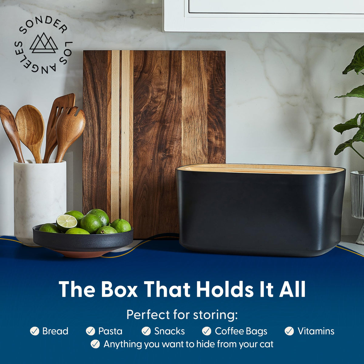 Sonder Los Angeles Union bread box BPA-free construction for family use