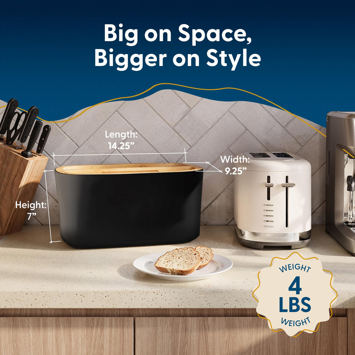 Sonder Los Angeles Union bread box made from eco-friendly materials