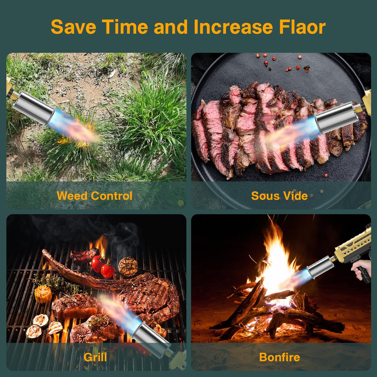 Sondiko gift-worthy torch for cooking enthusiasts and DIY fans