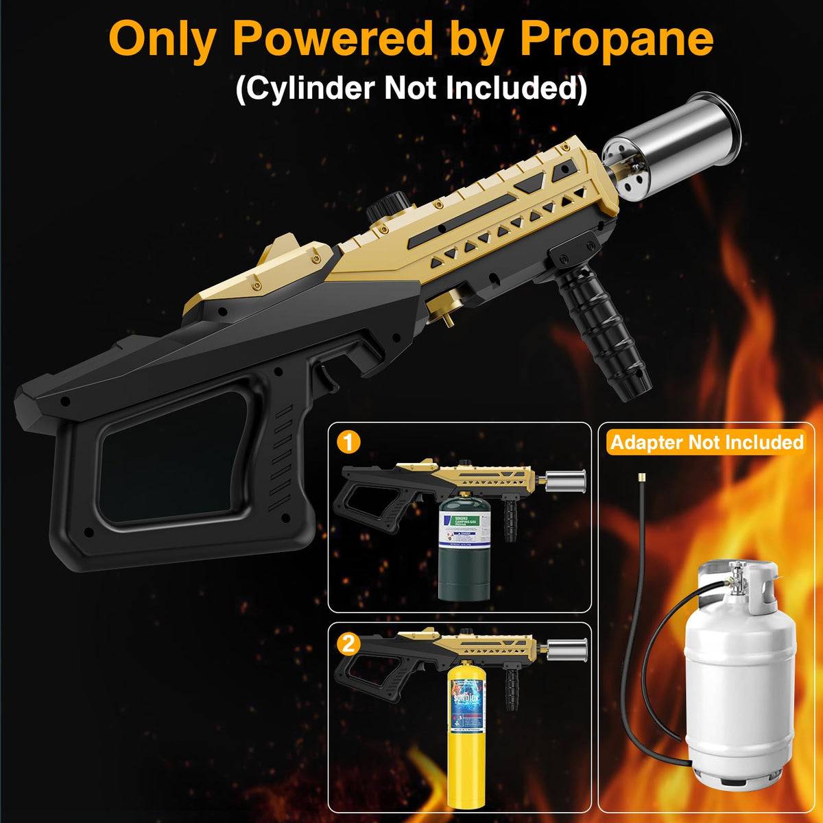 Sondiko versatile torch for kitchen and outdoor use