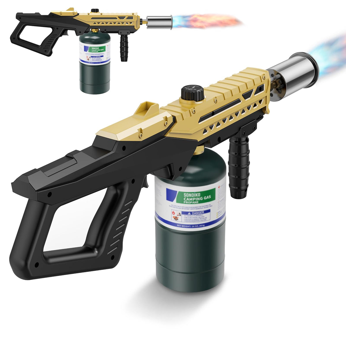 Sondiko powerful cooking torch gun for rapid searing and ignition