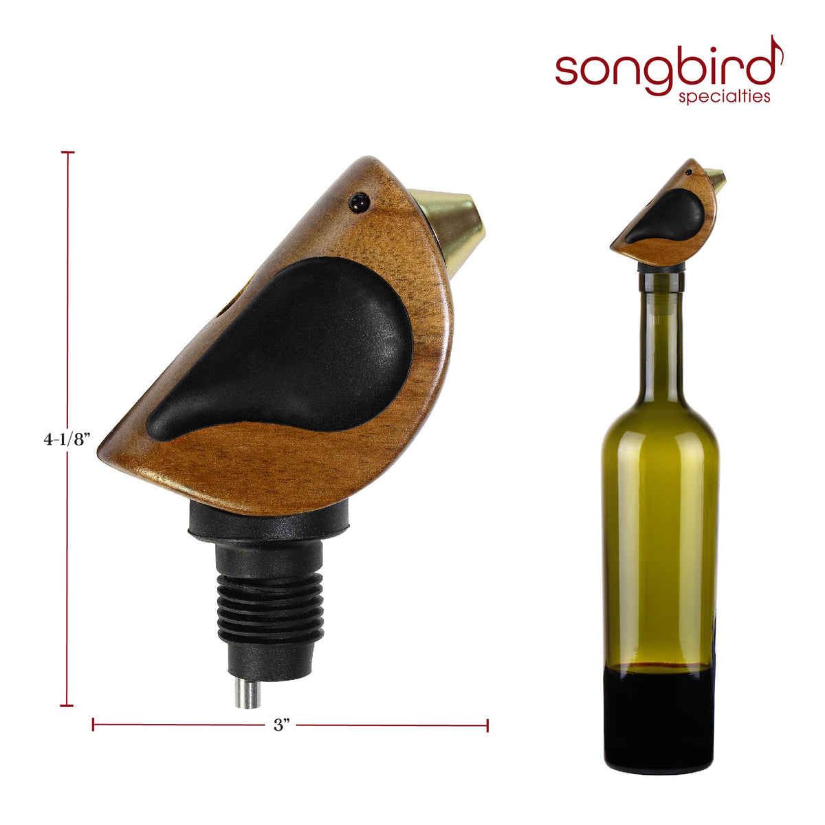 Songbird Specialties modern kitchen display adds character to gatherings.