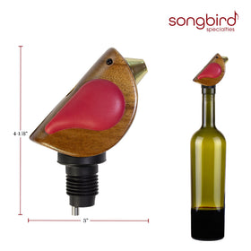 Songbird Specialties multi-use pourer suitable for wine, oil, and more