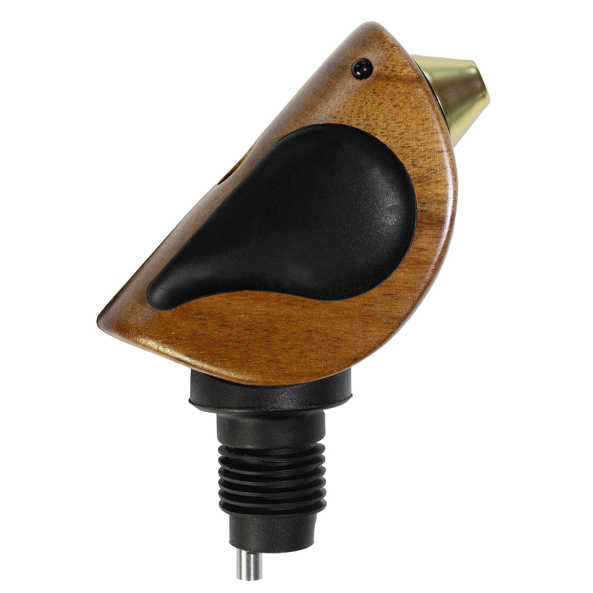 Songbird Specialties wine pourer sings while pouring, adding playful charm.