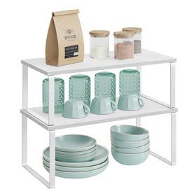SONGMICS bathroom storage organization keeps toiletries neatly stored and easy to find.