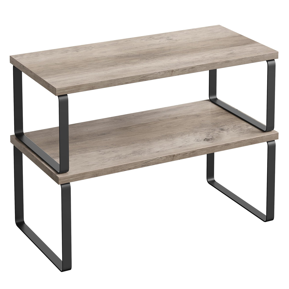 SONGMICS cabinet organizer stackable on countertop keeps spices accessible.
