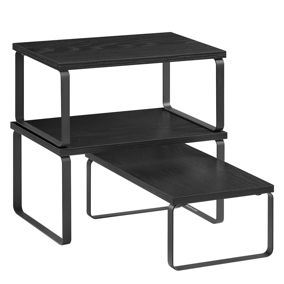Songmics cabinet organizer shelf compact spice rack for easy countertop access.