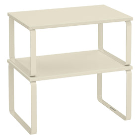 Songmics cabinet organizer shelf with spice rack for easy pantry access and visibility