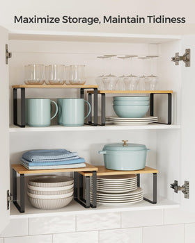 Songmics engineered wood and metal build provides durable, sturdy storage.