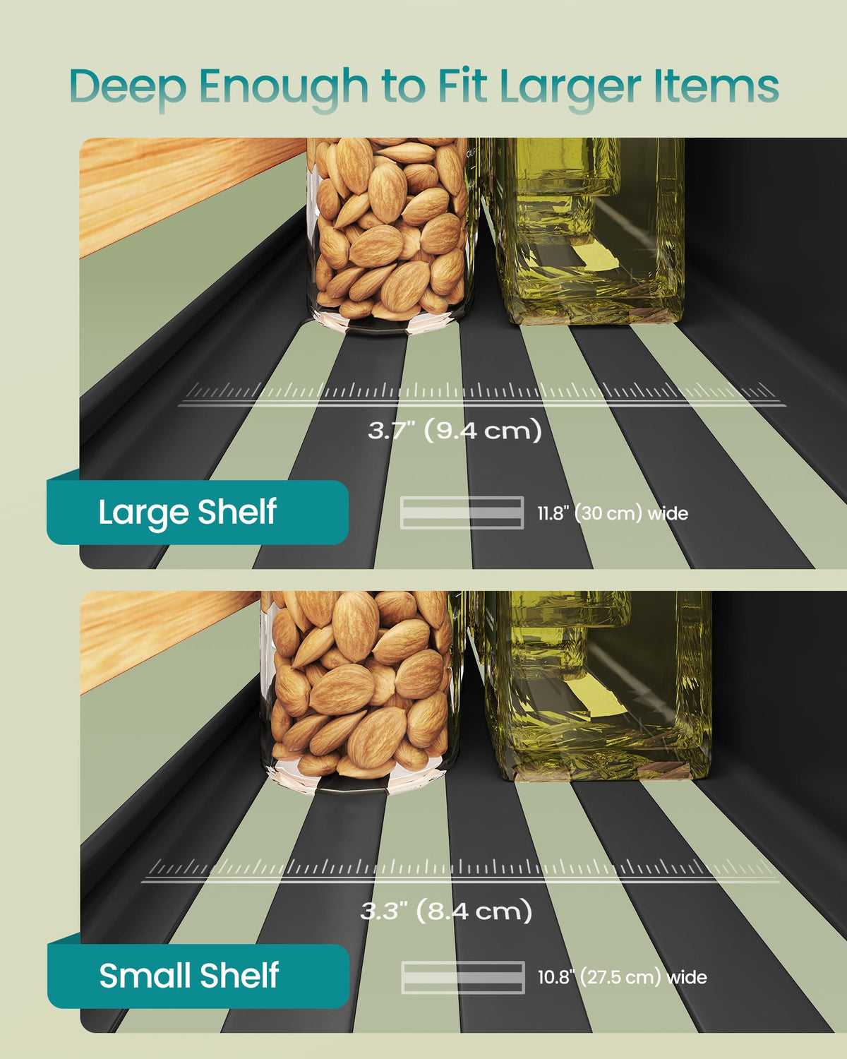 SONGMICS no drill installation on flat surfaces for easy repositioning.