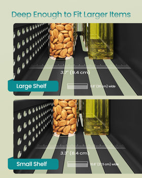 SONGMICS no-drill installation makes kitchen organization simple and fast.