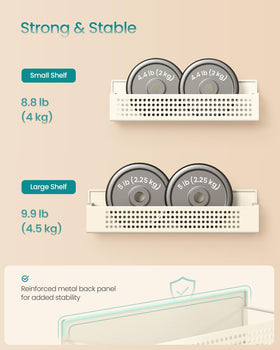 SONGMICS spice rack mounted on washing machine for organized storage