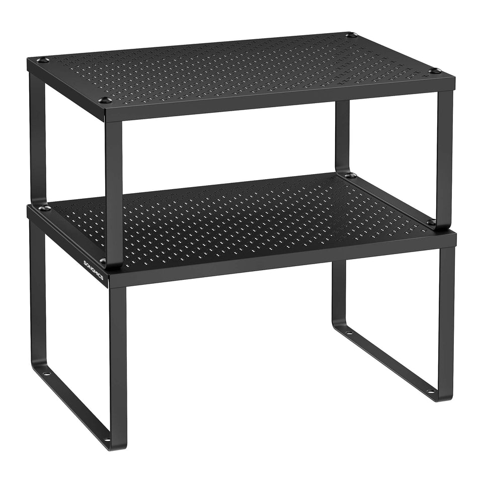 SONGMICS Spice Racks cabinet organizer large helps maximize vertical storage.