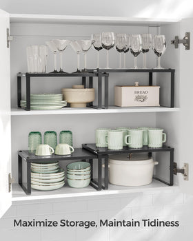 SONGMICS Spice Racks perforated design adds style and ventilation.