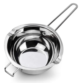 Songziming 1000ml double boiler front view for safe indirect heat melting.