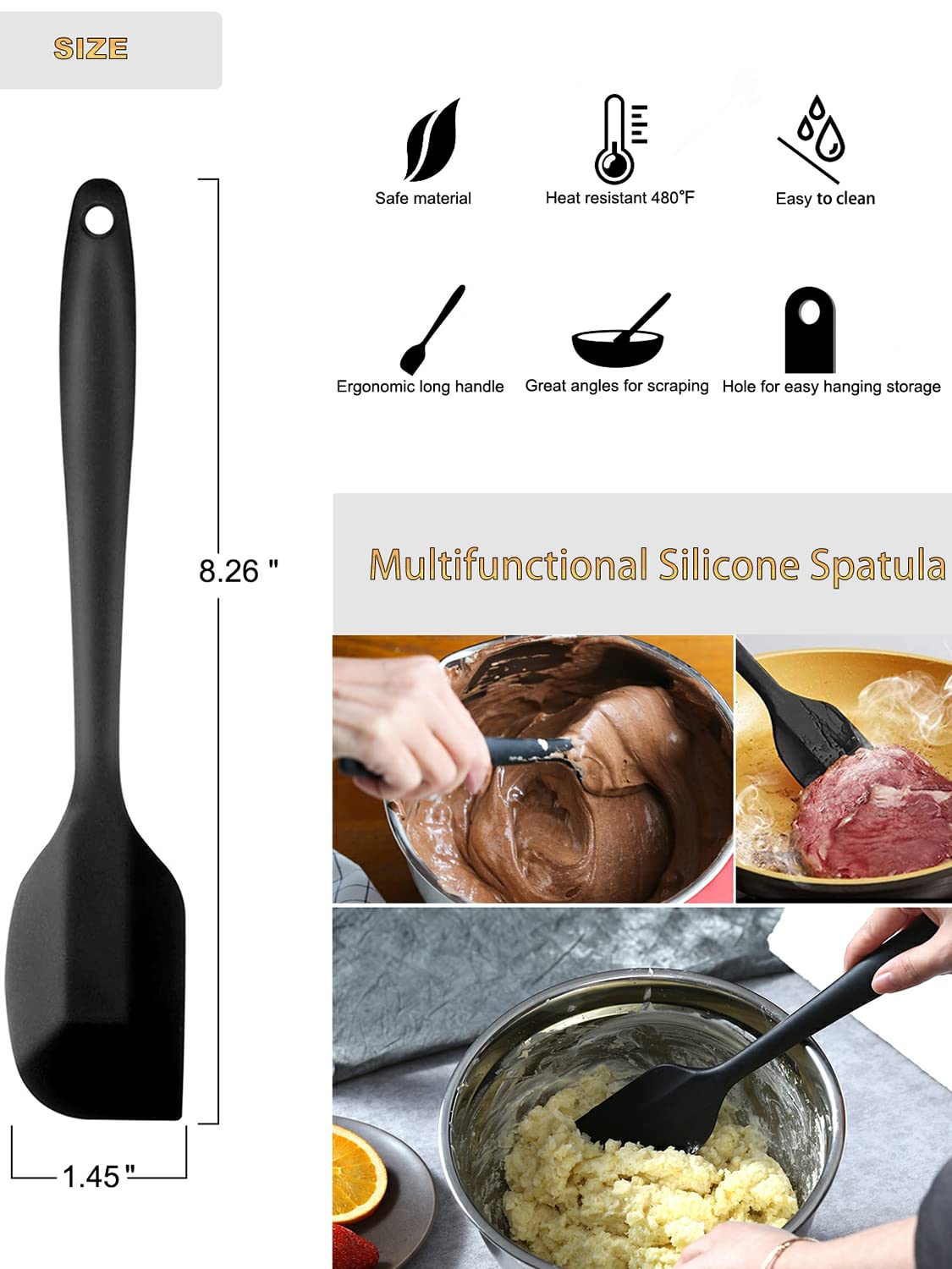 Songziming rust-resistant 304 stainless steel build for durable kitchen use.