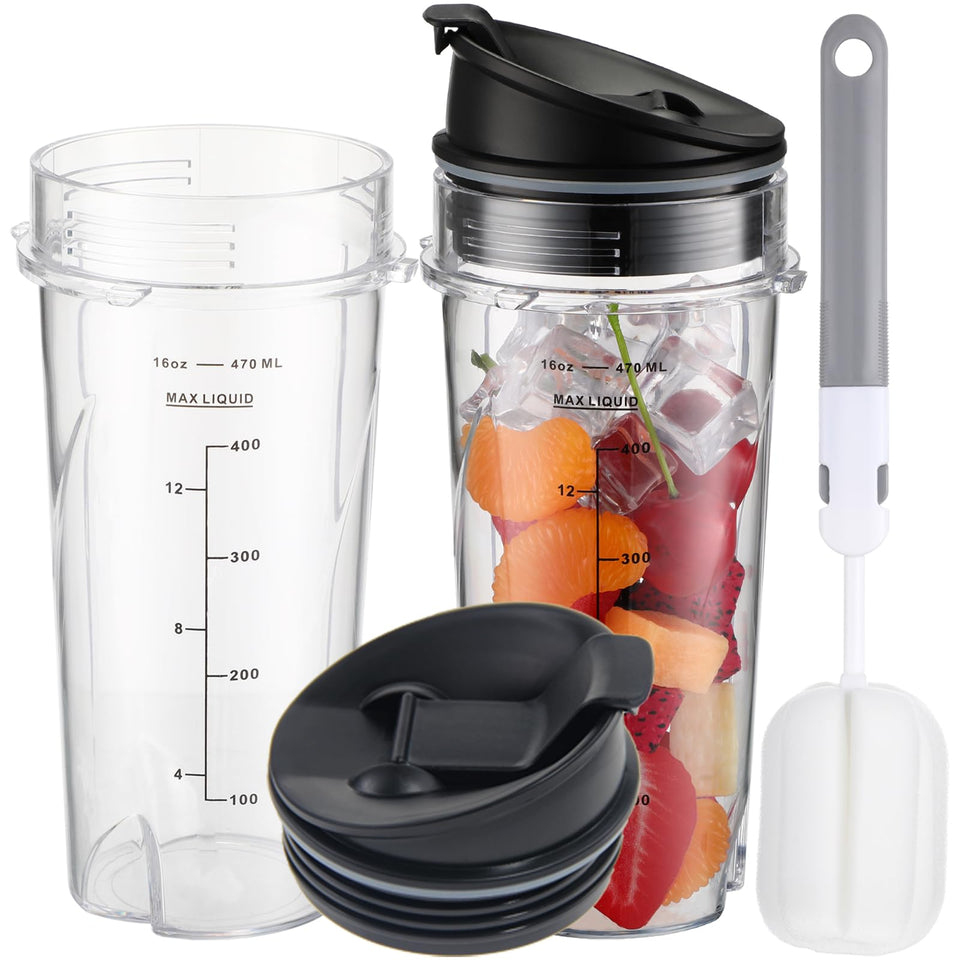 Sonkettek Ninja 16oz cup front view with durable Tritan for daily use.
