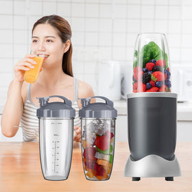 Sonkettek replacement pack - includes cups, lids, and brush for ready-to-blend sets.