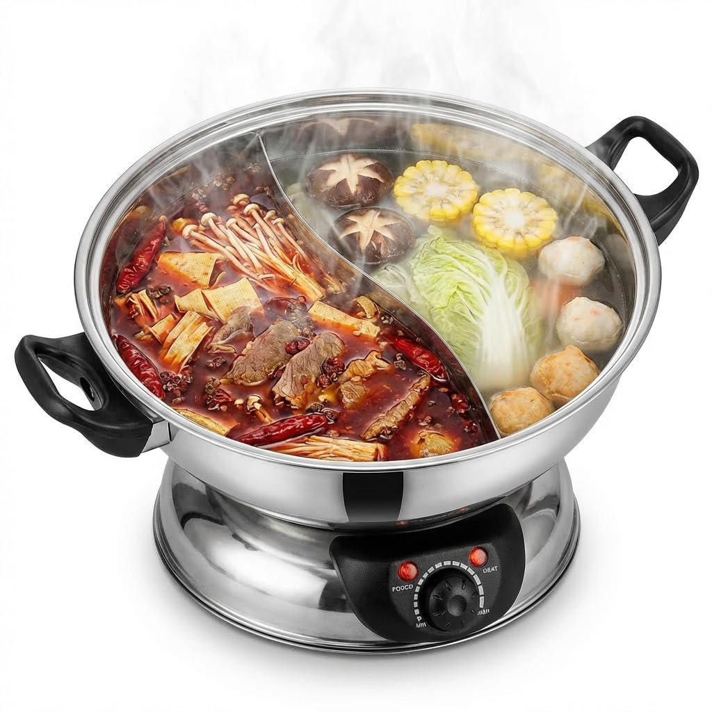 Sonya large 5 L capacity suits family gatherings and pot nights.