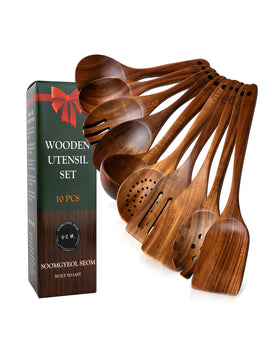 SOOMGYEOL SEOM teak spatula mield for nonstick pans and daily use