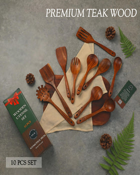 SOOMGYEOL SEOM teak turner ideal for flipping and sautéing hot meals