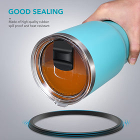 SOONSURE BPA-free crystal-clear lid maintains visibility and safety