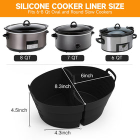 SOPHICO ChefAid silicone liner is dishwasher safe for quick cleanup.