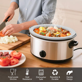 SOPHICO ChefAid liner with side handles, easy to lift and rinse