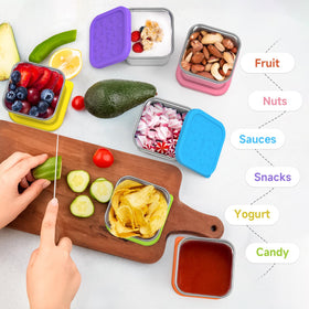 SOPHICO top-rack dishwasher safe design simplifies cleanup after school.