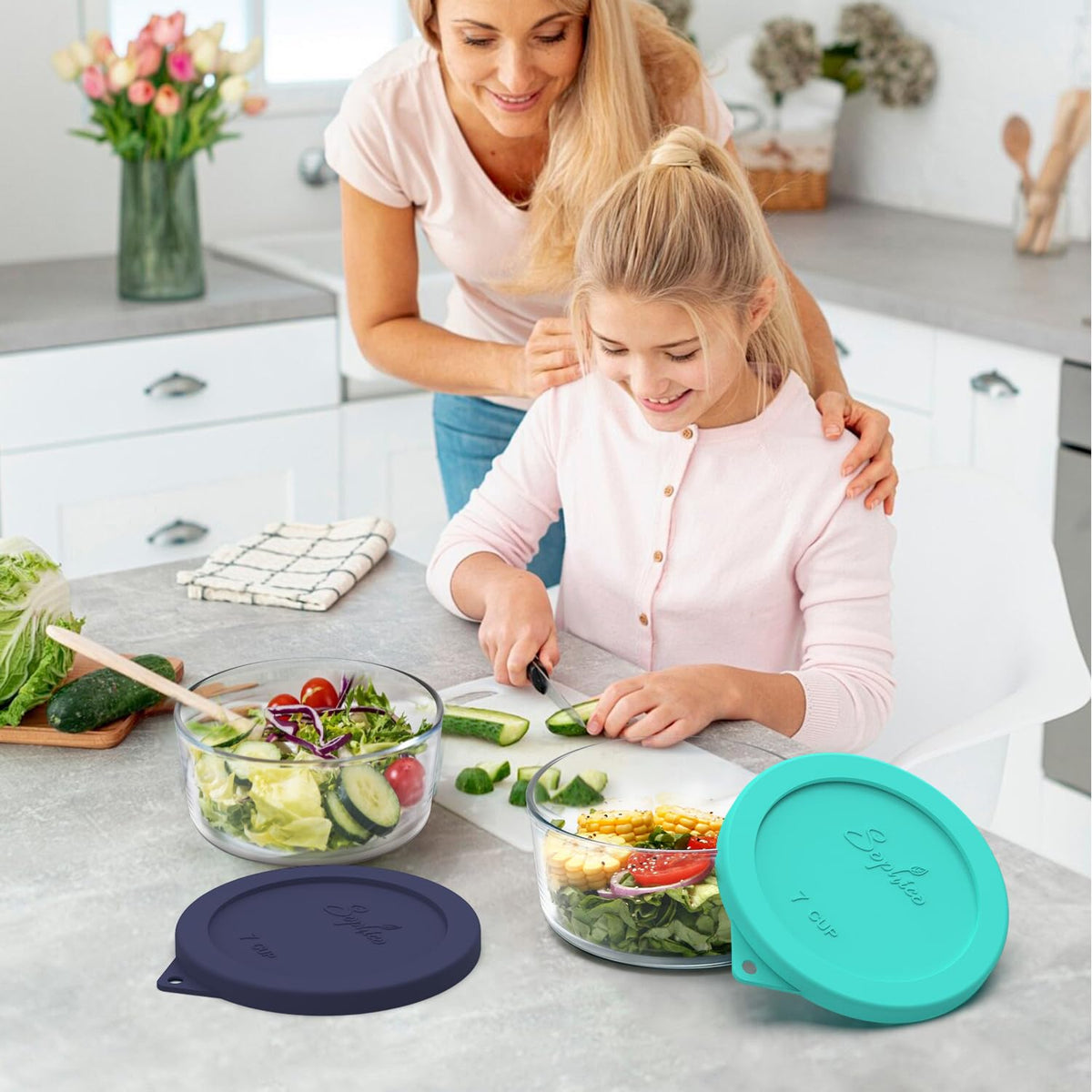 Sophico compatible with Anchor Hocking and Pyrex 7402-PC bowls