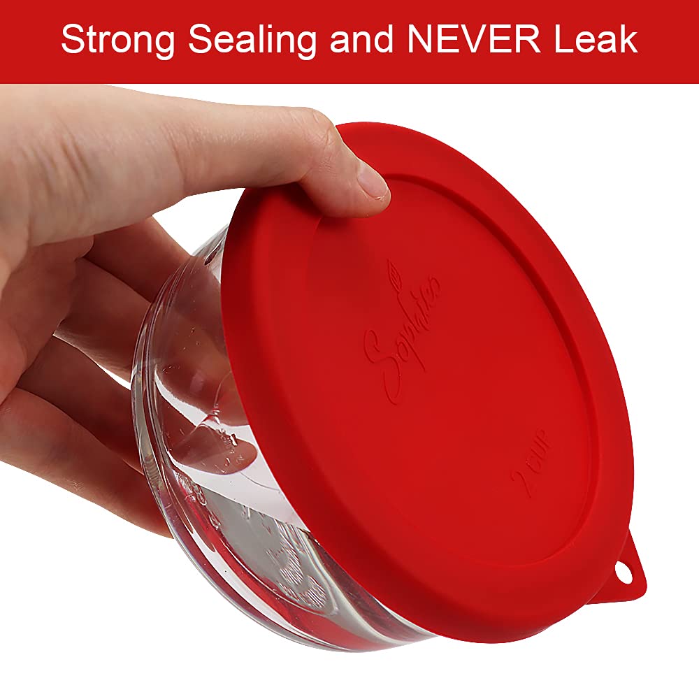 SOPHICO silicone lid is dishwasher-safe and freezer-safe for easy cleanup.