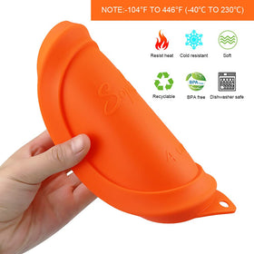 SOPHICO lid withstands hot and cold storage with durable silicone.