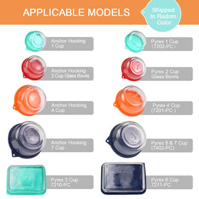 SOPHICO silicone storage cover lid for 2 cup bowls creates a leak proof seal for fridge freshness.