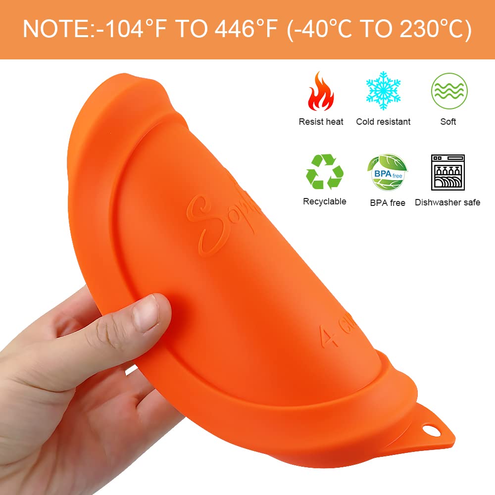 SOPHICO silicone storage cover lid for 3 cup bowls keeps contents secure and fresh.