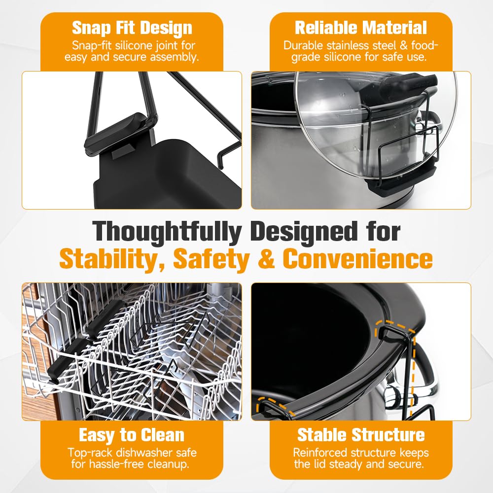 SOPHICO lid holder with snap-fit design for quick assembly