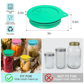 SOPHICO wide-mouth mason jar lid assembly shown on a jar for sauerkraut fermentation