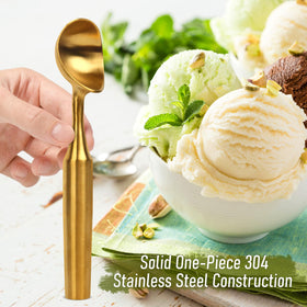 SOPHREPT ergonomic gold-handle scoop designed for fatigue-free use