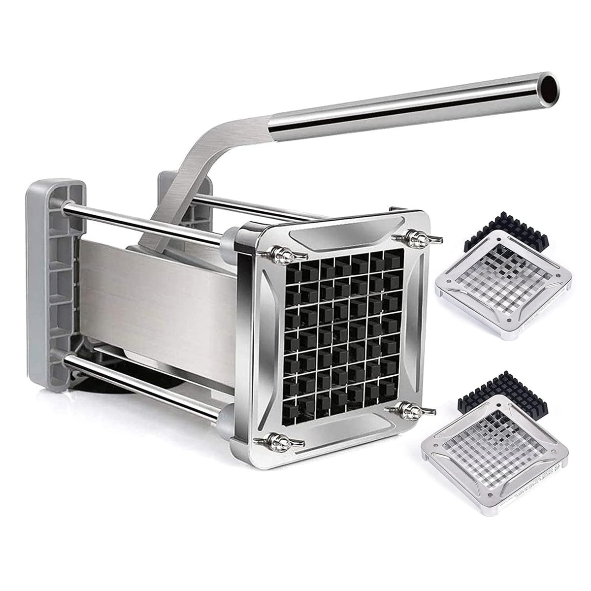Sopito French Fry Cutter in action producing uniform 1/2-inch fries for quick meals