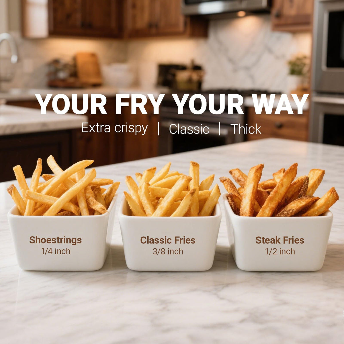 Sopito blade half-inch for thick, restaurant-style fries