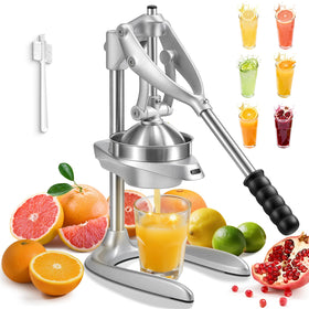 Sopito manual juicer with heavy-duty frame for efficient orange squeezing at home.