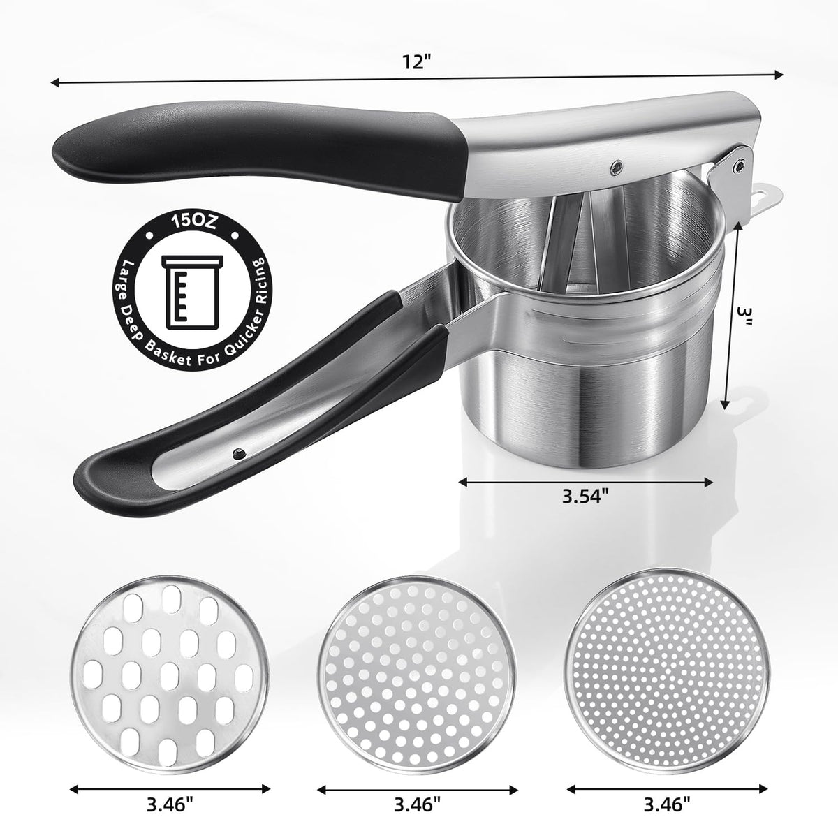 Sopito ricer compact design for easy storage and quick use