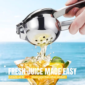 Sopito seed-filtered lemon juicer delivering smooth juice.