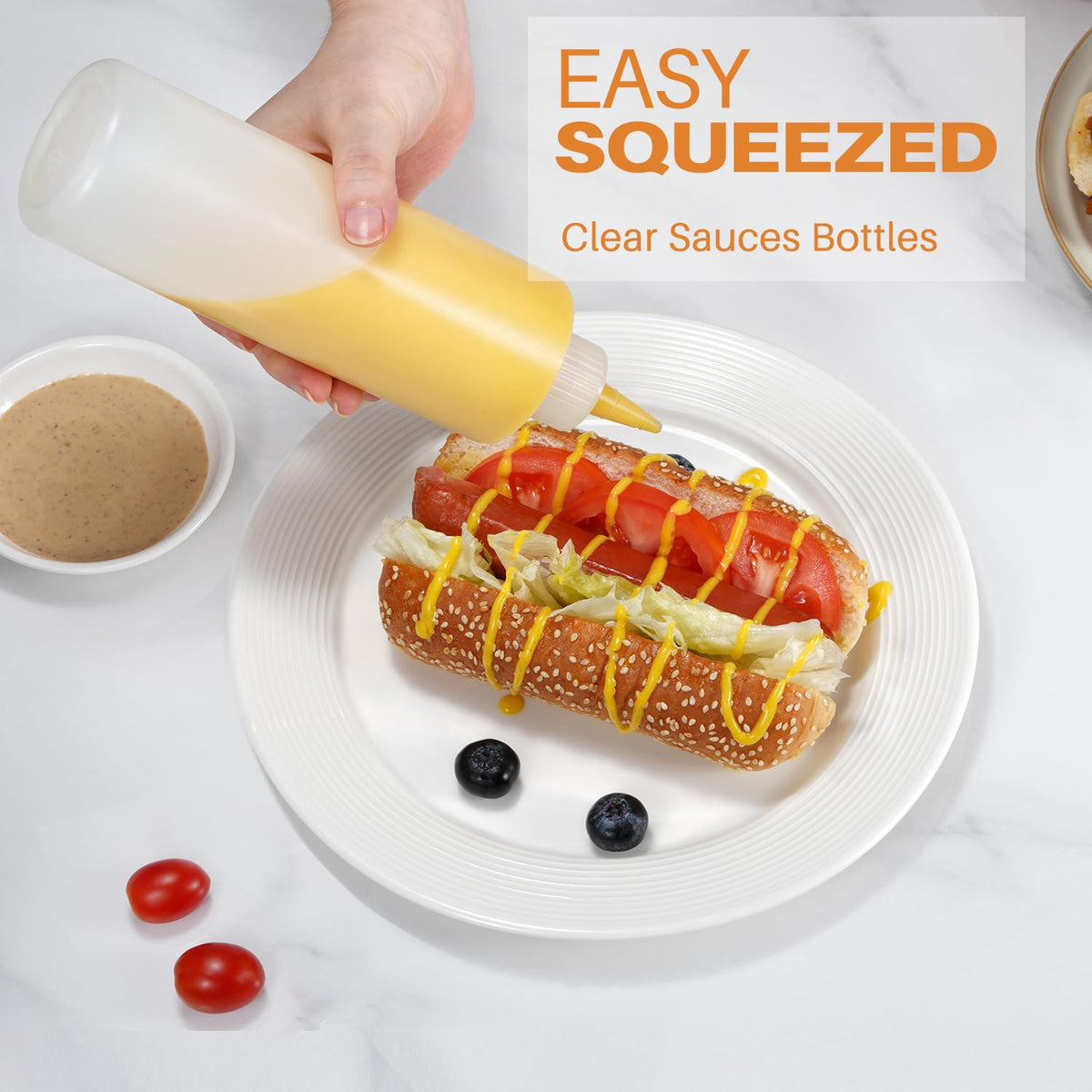 Sopito 16oz bottle with red funnel for easy filling